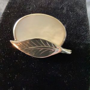 Sterling silver and Mother of Pearl Small Brooch